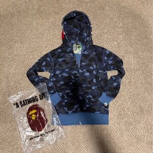 Blue Camo Men's Hoodie